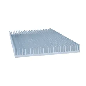 Custom Aluminum Profile Factory Extruded Anodized Flat Aluminum Heatsinks 200*25*100mm Extrusion Heat Sinks