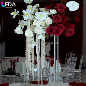 LEDA Wedding Supplier Centerpieces Table Decorations Acrylic Flower Stand Display Rack Wedding Decoration - Product Image 3