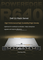 Grosir Tiongkok pegangan tangan kedua Emc Poweredge R640 8sff 10sff rak bekas peladen bekas