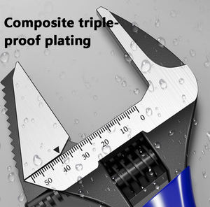 Clé à molette extra large à mâchoires courtes et réglable pour salle de bain, mini clé à molette réglable - Product Image 6