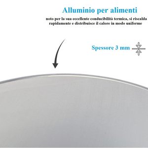 Agnelli Saucepan 18 Cm Diameter Aluminum Handle Professional Non Stick <b>Pan</b> - Product Image 3