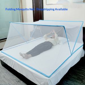 Москитная сетка для студенческого общежития, складная, без установки, без основания, портативная, для односпальной и двуспальной кровати, со скидкой - Product Image 2