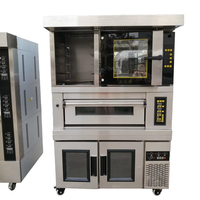 Ensemble de four de cuisson commercial Four à circulation d'air chaud 5-Tary Four à 2 étages à 1 couche 12-Tary Réfrigéré Proofer Source électrique