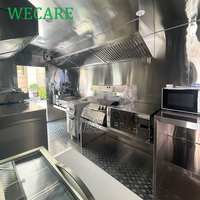WECARE Kiosque mobile multifonctionnel pour restaurant en plein air, bar à jus, café, entièrement équipé, café de rue, kiosque de restauration rapide