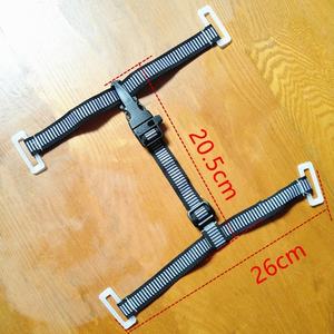 ANT5PPE Sombrero duro extraíble Accesorios universales Cinturón protector Correa de barbilla de 4 puntos para <span class=keywords><strong>casco</strong></span> de seguridad de construcción - Product Image 2