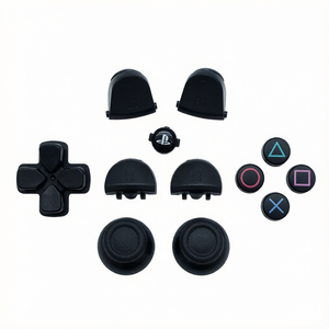Juego de 12 Botones de Repuesto para Control de PS4, D-Pad, Botones de Acción ABXY, Botones de Opción y Compartir, Kit de Reparación Negro Compatible con PS4 - Product Image 2