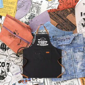 Logotipo <span class=keywords><strong>personalizado</strong></span> Babero sin mangas <span class=keywords><strong>Delantal</strong></span> de cocina Fácil de usar Estilo colgante <span class=keywords><strong>para</strong></span> el cuello <span class=keywords><strong>para</strong></span> limpiar el trabajo del camarero de catering de barbacoa - Product Image 2