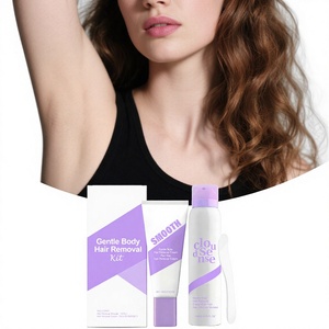 Kit de Gros pour l'Épilation Corporelle Douce : Crème et <span class=keywords><strong>Mousse</strong></span> Épilatoires Rafraîchissantes, Confortables et Pratiques pour une Peau Lisse et Hydratée - Product Image 1