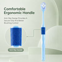 Brosse à dents manuelle pour adultes, marque privée OEM, logo personnalisé, vente en gros et au détail