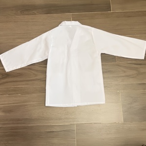 Chất Lượng Cao 100% Cotton Trắng Bác Sĩ Áo Trẻ Em Lớp Hơi Nước Khoa Học Công Nghệ Ăn Mặc Trang Phục Phòng Thí Nghiệm Áo Đồng Phục - Product Image 3