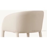 Chaise de bar en bois de teck massif pour la vie en plein air Siège haut Mobilier design moderne et confortable