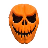 Masque intégral personnalisé en plastique pour fête d'Halloween, déguisement de fantôme, diable, ou citrouille Jack, pour farces et effets d'horreur DIY