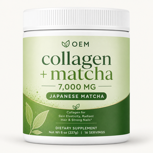 Poudre de Collagène Matcha en Gros Personnalisée Biologique Jus Vert Matcha Poudre Protéinée - Acheter Poudre Protéinée Matcha - Product Image 1