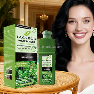 Shampooing de teinture pour cheveux colorés Offre Spéciale soufflé en 5 minutes shampooing professionnel de teinture pour cheveux à bulles de cresson brun foncé - Product Image 3