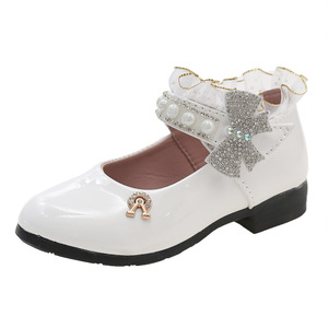 <span class=keywords><strong>Scarpe</strong></span> <span class=keywords><strong>da</strong></span> <span class=keywords><strong>ballo</strong></span> per bambine in pelle PU con suola morbida, impermeabili, traspiranti, leggere, slip-on, per feste e performance - Offerta imperdibile - Product Image 3