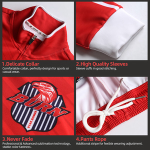 Completo da <span class=keywords><strong>Calcio</strong></span> Personalizzato di Alta Qualità per Uomo, Giacca e Pantaloni da Allenamento, Tuta Sportiva in Due Pezzi - Product Image 4