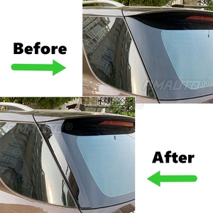 Gloss Black Car Rear Window Side Spoiler Wing <b>Splitter</b> for Mercedes-Benz ML-Class GLE-Class W166 ML350 GLE320 GLE400 2012-2018 - Product Image 6