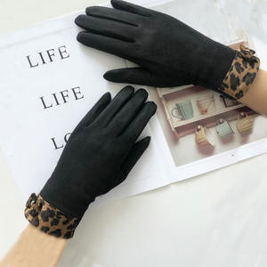 Bayanlar için toptan kış rüzgar geçirmez kadife sürüş eldiven düz şık dokunmatik açık bisiklet kullanımı - Product Image 3