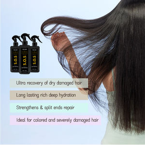 Spray capillaire hydratant et réparateur sans sulfate SOS pour salon, marque privée - Product Image 4