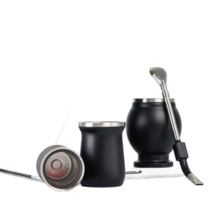 Taza de <span class=keywords><strong>Mate</strong></span> Tradicional de Calabaza, Juego de Té Estilo Argentino, <span class=keywords><strong>Paraguay</strong></span>, Acero Inoxidable 304 - Product Image 4