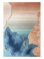 Tapis tufté fait main décoratif pour salon, chambre, appartement, villa et design d'intérieur