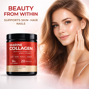 Collagène marin hydrolysé de qualité supérieure OEM en poudre avec vitamines <span class=keywords><strong>pour</strong></span> la beauté des <span class=keywords><strong>cheveux</strong></span>, de la peau, des <span class=keywords><strong>ongles</strong></span> <span class=keywords><strong>et</strong></span> des articulations – Complément alimentaire en vrac - Product Image 5