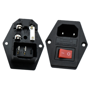 IEC 320 60320 C14 ổ cắm với cầu chì chuyển đổi AC-01 công nghiệp điện cắm 10A/15A Đánh giá hiện tại 125V Điện áp định mức - Product Image 5