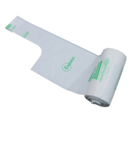 PLA+PBAT Compostable Produce Bags ASTM D6400 Gecertificeerd, Extra Dikke Fruit- en Groentebakjes op Rol met Aangepaste Bedrukking