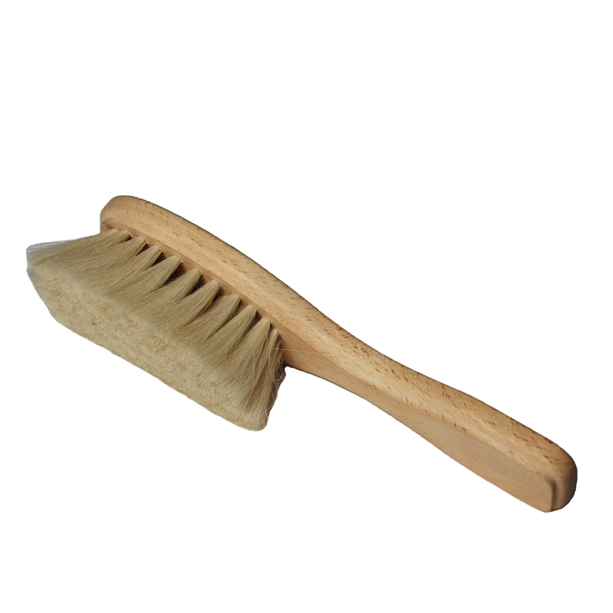 Wooden Handle Ultra Soft Touch Pure Goat Bristle Brush for Babycare Bristle Clean Bath For Scrub