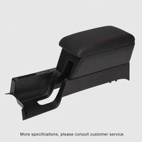 Boîte d'accoudoir en cuir pour voiture VW Jetta Santana VA3 Skoda Rapid, version taxi, remplacement de la console centrale