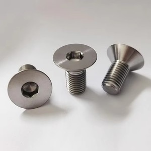 สกรูหัวหกเหลี่ยมแบบแบน สแตนเลส M3 x 25 มม. ระดับ 8.8 เมตริก ISO UNC สำหรับงานประกอบอุตสาหกรรม - Product Image 6