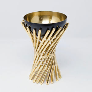 Luxury Golden Chip Dip Serving Bowl Metal - Product Image 6