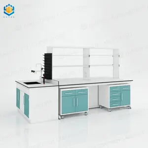 US standard laboratory furniture lab bench with sink working bench