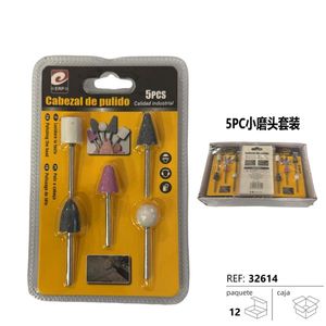Ensemble de 5 têtes de polissage industrielles pour outils de polissage - Product Image 3