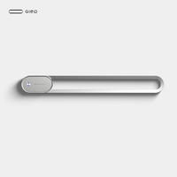 Barre d'alimentation flexible Gler en acier inoxydable avec 5 prises encastrées, avec prise et fiche