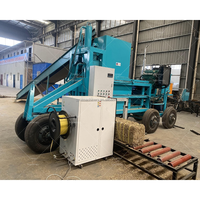 Presse à balles automatique de 25 kg pour ensilage, foin/paille, machine hydraulique pour la pression de la paille de blé