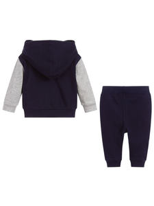 Set di Abbigliamento Invernale di Alta Qualità in 100% Cotone Felpato per Ragazzi e Bambini, Servizio OEM con Motivo Tinta Unita - Product Image 3