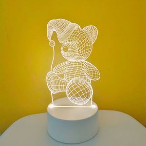 Lámpara de Noche Acrílica con Foto Personalizada, Decoración Navideña LED 3D, 7 Colores, Lámpara de Mesa, Decoración para Fiestas, Regalo - Product Image 5