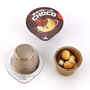 Mini tasse de gaufrettes au chocolat croustillant Confiture de choco avec boules de biscuits - Product Image 3
