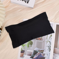 Vente directe d'usine soutien-gorge sans bretelles avec enveloppement de soie de glace femmes sport respirant non marquant Bustier