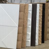 Panneaux muraux externes en fausse pierre Pu polyuréthane design moderne Extérieur Pierre artificielle Pu