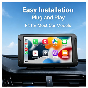 7 inch Mirror Link Wireless IPS Touch Screen Portable Screen Carplay Android <b>Auto</b> Portable Car Stereo Monitor - Product Image 4
