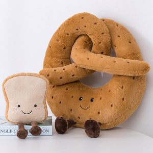 Collations créatives Bâton judiciaire Poupée Croissante Jouet en peluche confortable pour enfants Poupée à pain en peluche - Product Image 5