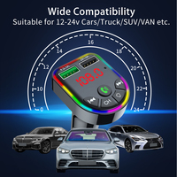 Cargador de Coche Inteligente con 2 Puertos USB, Adaptador de Carga Rápida de 3.1A, Estación de Carga con Bluetooth para Teléfono