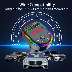 2025 <span class=keywords><strong>cargador</strong></span> de coche inteligente teléfono 2 puerto Usb adaptador de <span class=keywords><strong>cargador</strong></span> de coche 3.1A Estación de Carga rápida BT <span class=keywords><strong>cargador</strong></span> de coche inalámbrico - Product Image 5