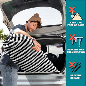 Échantillon gratuit Sac de surf court de haute qualité avec poignée rembourrée durable pour voyage 6'0 avec bandoulière Sac double pour planche de surf - Product Image 4
