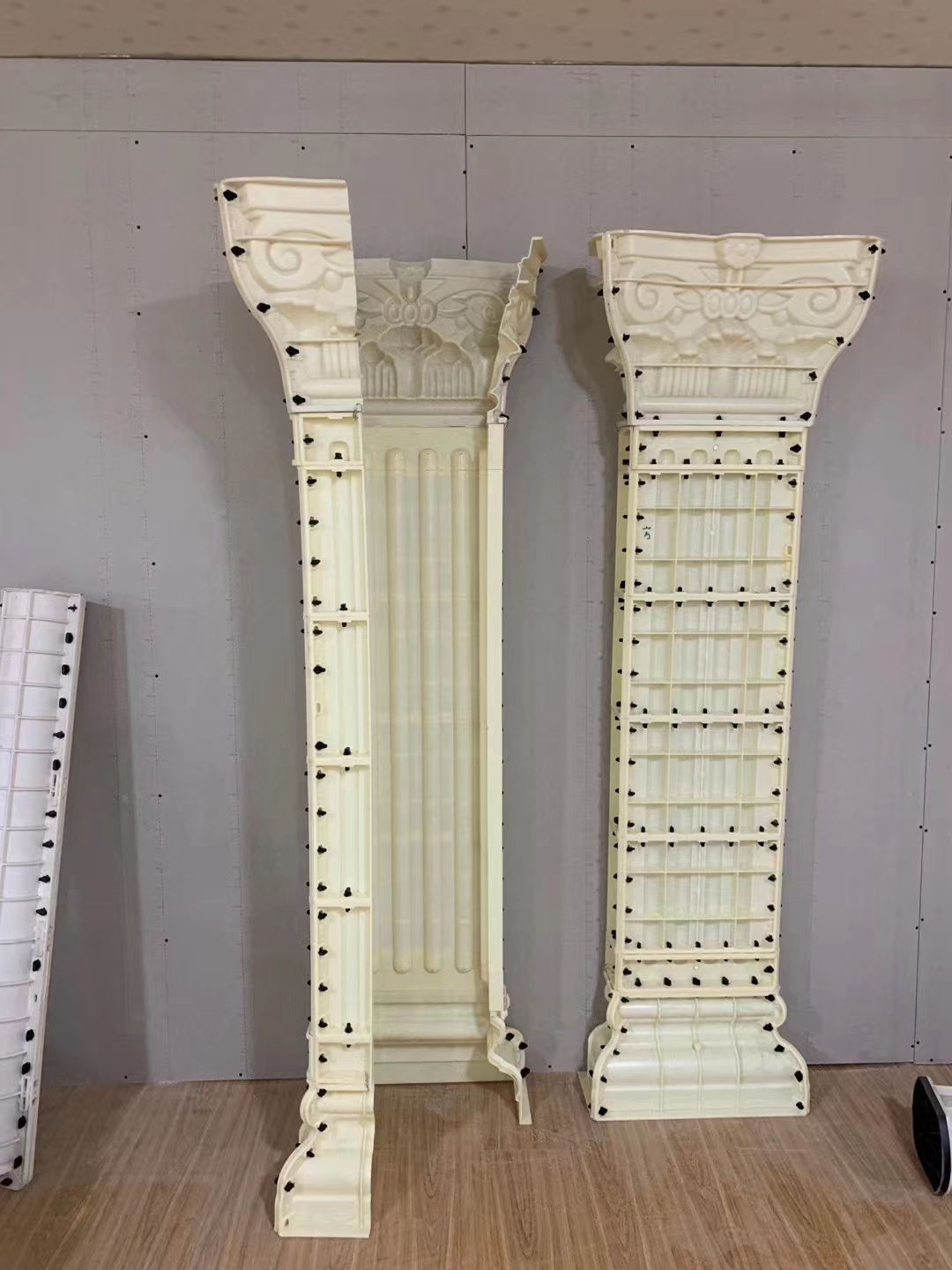 half column wall corner