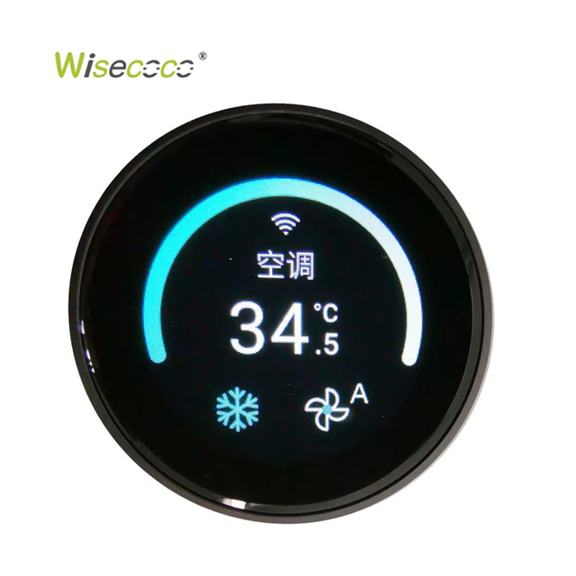 1.43 Inch 466*466 Circular Knob AMOLED Screen Small Size SPI Uart Interactive Design Round OLED LCD Knob Display with Touch