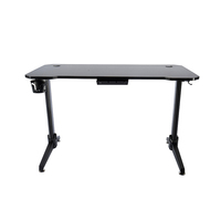 Coin deux personnes photo noir bureau de jeu pas cher gamer table de jeu bureau échantillon gratuit rvb ordinateur bureau de jeu