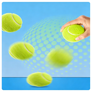 Durable <b>Dog</b> <b>Balls</b> Tough Felt Chew Proof Puncture Resistant Long Throw <b>Dog</b> Tennis <b>Balls</b> Heavy Duty Pack Championship Grade - Product Image 2